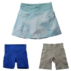 All in Motion Girls Activewear Shorts Skort Bundle XS 4-5